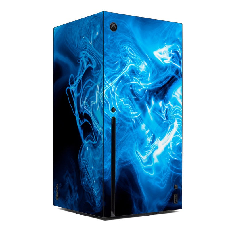 Blue Quantum Waves - Microsoft Xbox Series X Skin