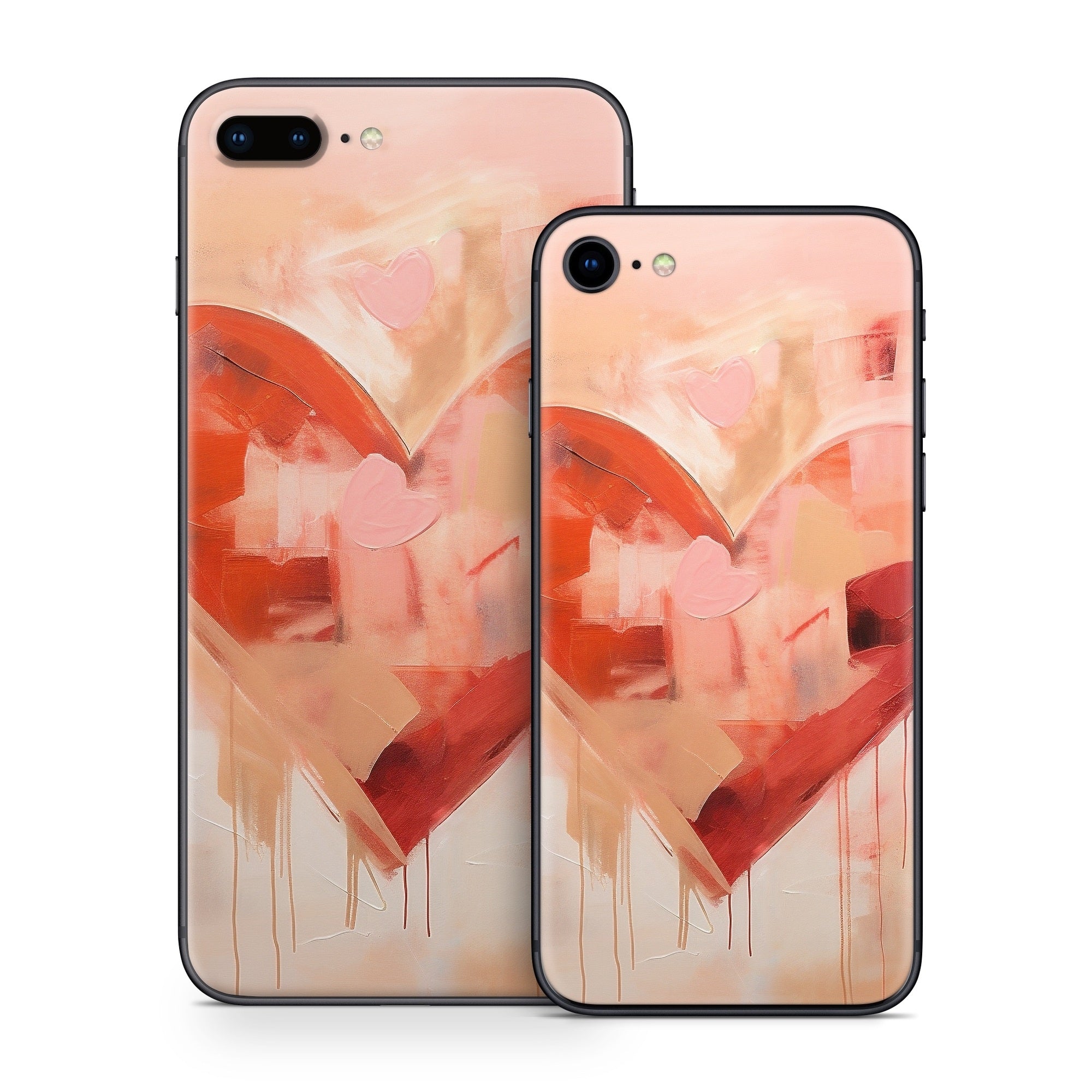 AbEx Hearts - Apple iPhone 8 Skin - Seasonal Transformations - DecalGirl