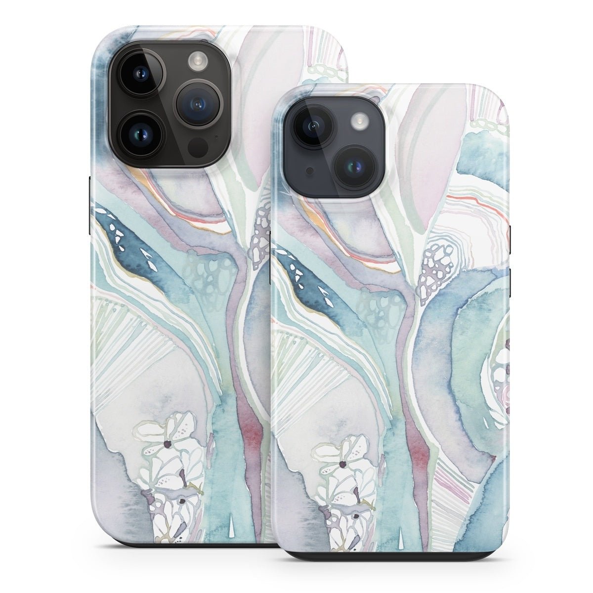 Abstract Organic - Apple iPhone 15 Tough Case - Shell Rummel - DecalGirl