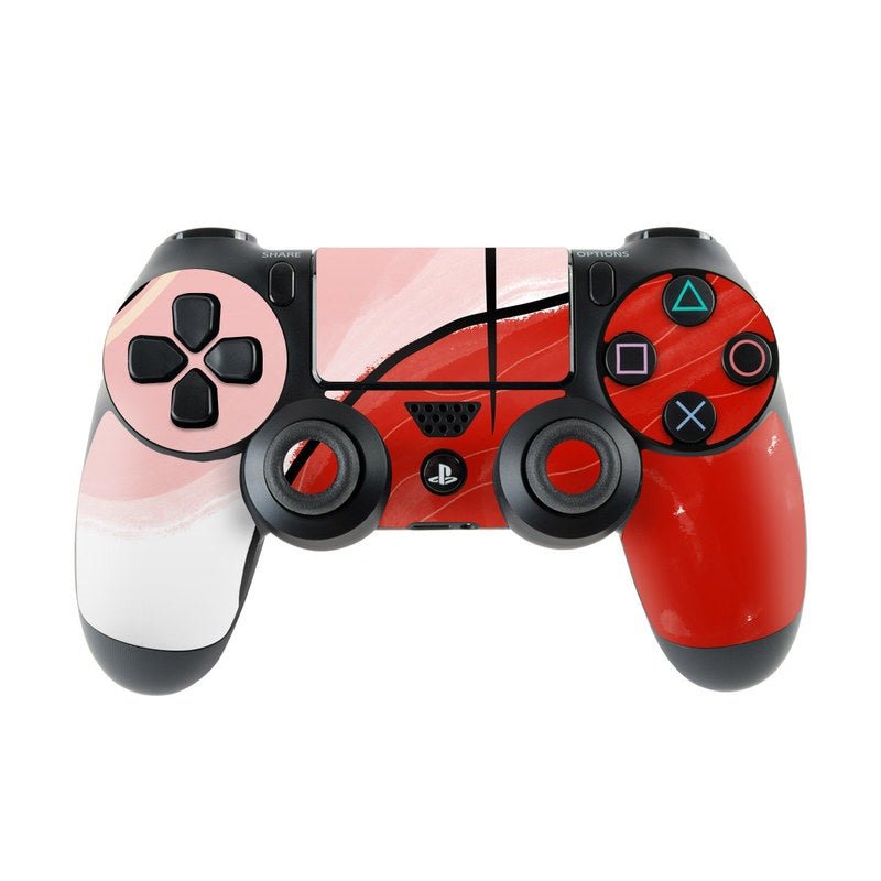 Abstract Red - Sony PS4 Controller Skin - Aleeya Marie Designs - DecalGirl