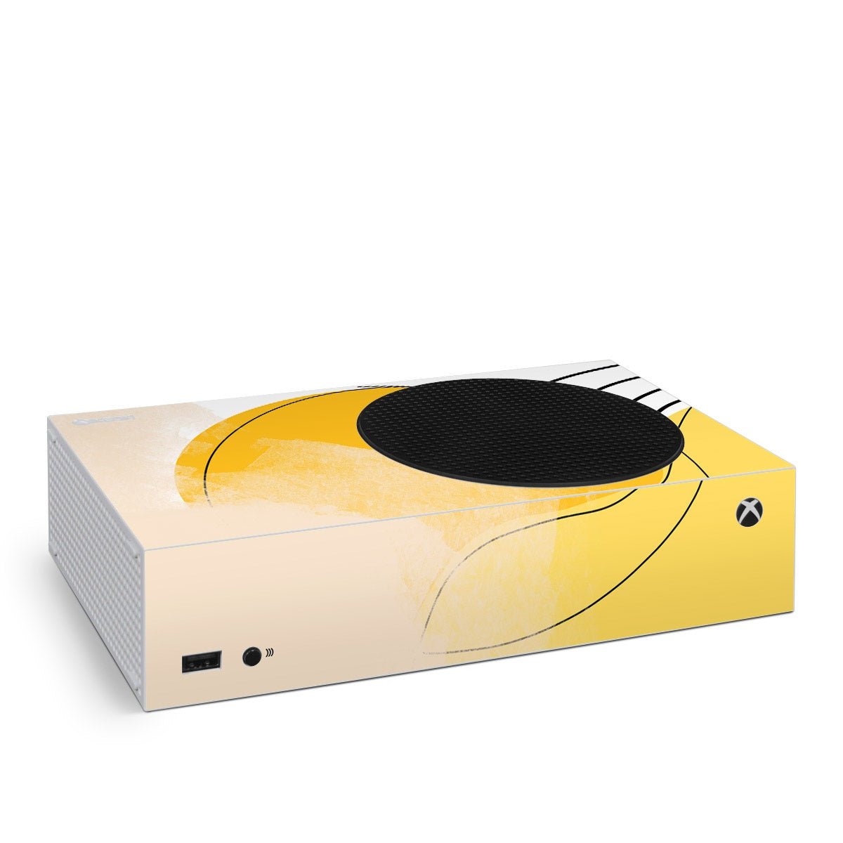 Abstract Yellow - Microsoft Xbox Series S Skin - Aleeya Marie Designs - DecalGirl