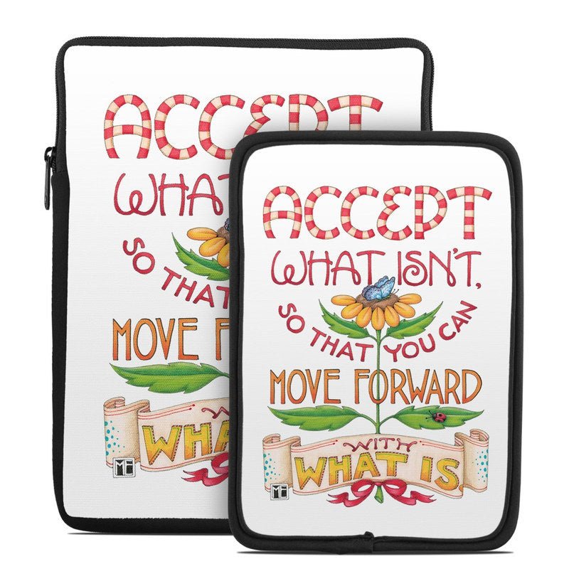 Accept What Isn't - Tablet Sleeve - Mary Engelbreit - DecalGirl
