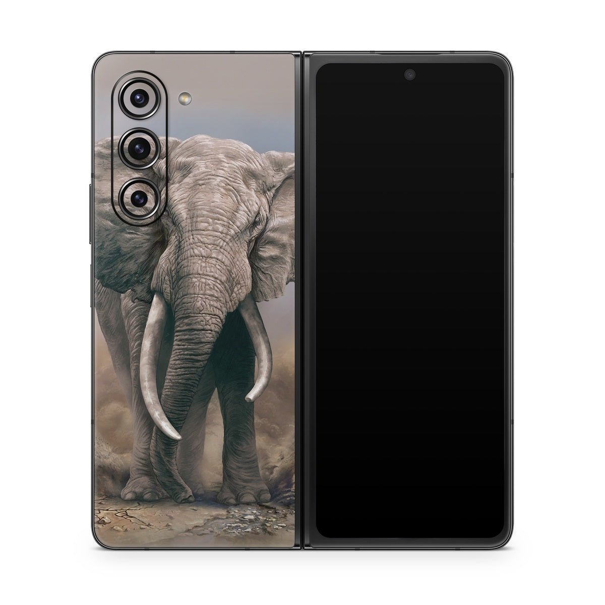 African Elephant - Samsung Galaxy Z Fold5 Skin - Dimitar Neshev - DecalGirl