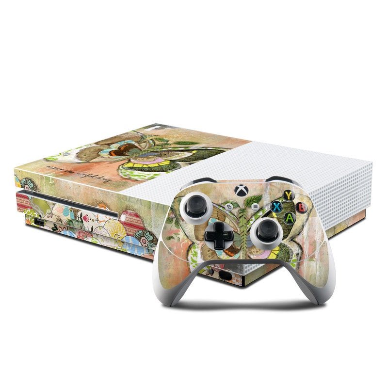 Allow The Unfolding - Microsoft Xbox One S Console and Controller Kit Skin - Kelly Rae Roberts - DecalGirl