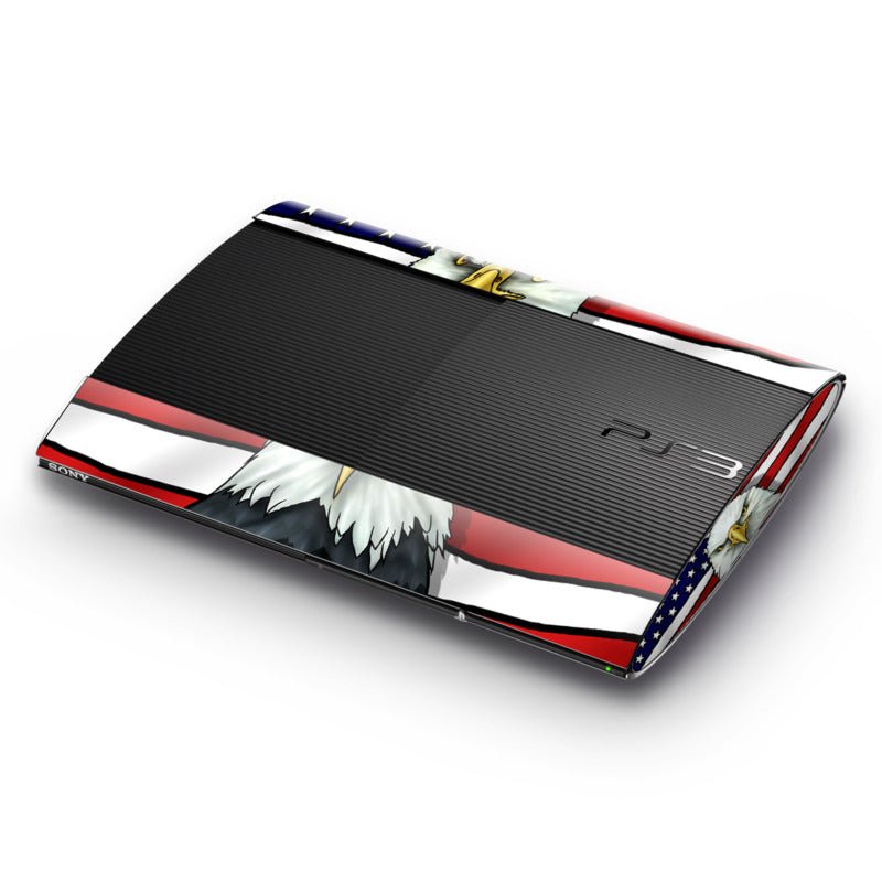 American Eagle - Sony PS3 Super Slim Skin - Flags - DecalGirl