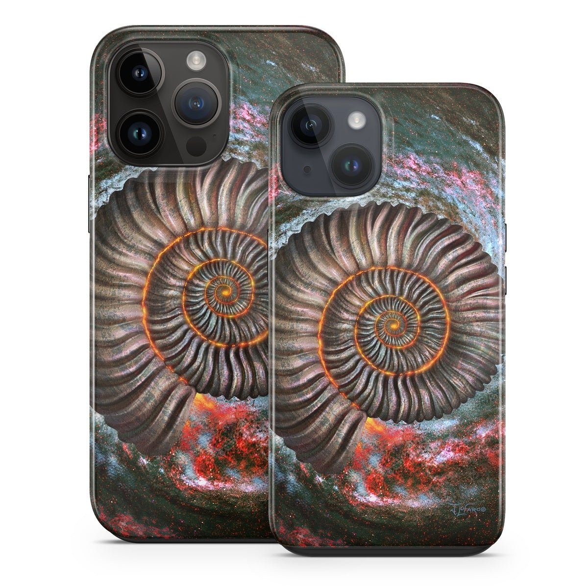 Ammonite Galaxy - Apple iPhone 15 Tough Case - Jerry LoFaro - DecalGirl