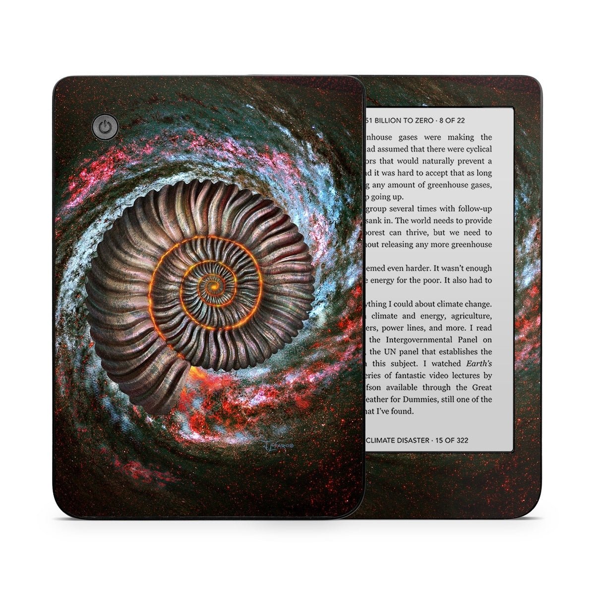 Ammonite Galaxy - Kobo Clara 2E Skin - Jerry LoFaro - DecalGirl