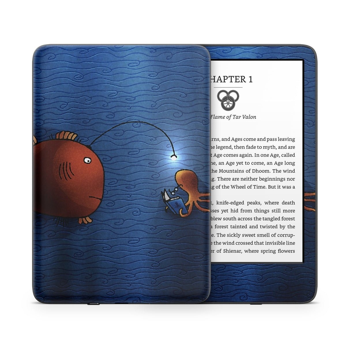 Angler Fish - Amazon Kindle Skin - Vlad Studio - DecalGirl
