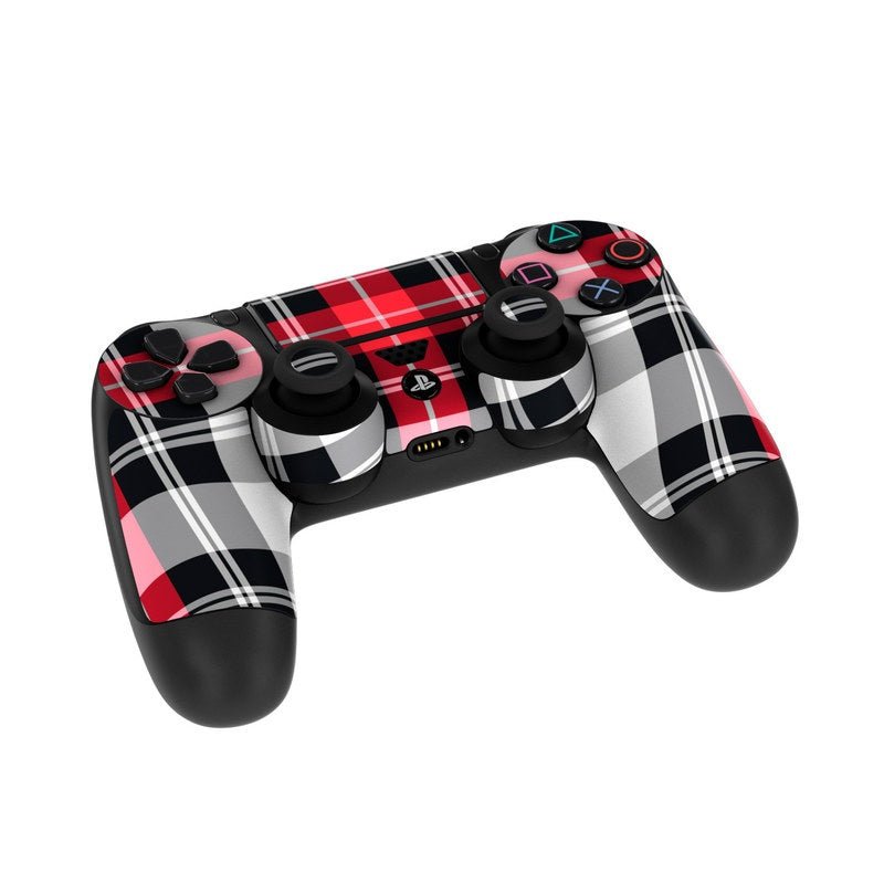 Red Plaid - Sony PS4 Controller Skin - DecalGirl Collective - DecalGirl