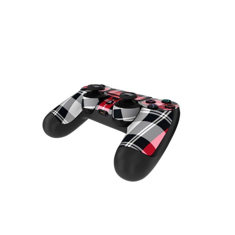 Red Plaid - Sony PS4 Controller Skin - DecalGirl Collective - DecalGirl